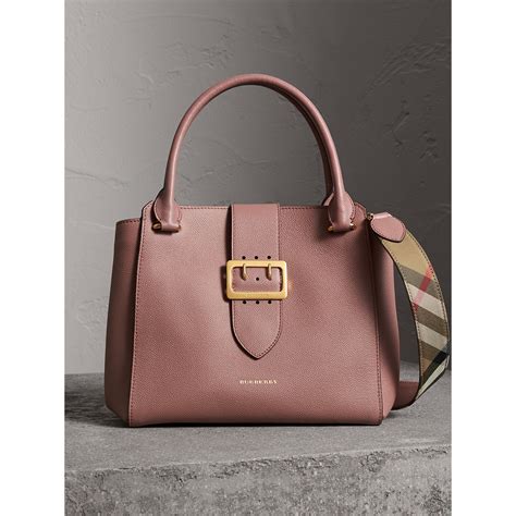 burberry large embossed leather tote|burberry buckle medium tote pink.